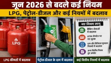 June 2026 Rule Changes, LPG Price Update, LPG Cylinder Rates, Petrol Diesel Price Update, Fuel Price Changes India, Banking Rules Update, Banking Services Changes, ATM Transaction Charges, UPI Rules Update, Digital Payment Rules, Financial Services Update, New Rules June 2026,