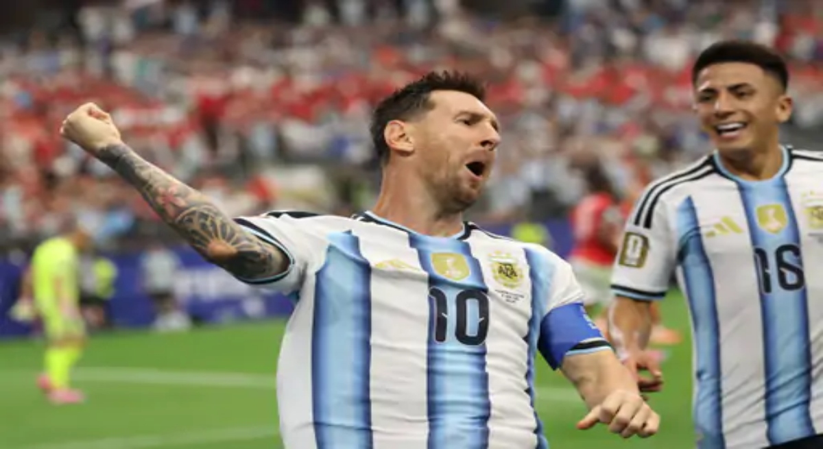 Lionel Messi, Messi Record, FIFA World Cup, Argentina vs Austria, Argentina Football Team, Lionel Messi Goals, World Cup Top Scorer, Messi 18 Goals, Miroslav Klose Record, Argentina Win, Football World Cup 2026, Messi Double Goal, Argentina Knockout Qualification, Dallas Stadium, World Cup History, Messi World Cup Record, Argentina Captain,