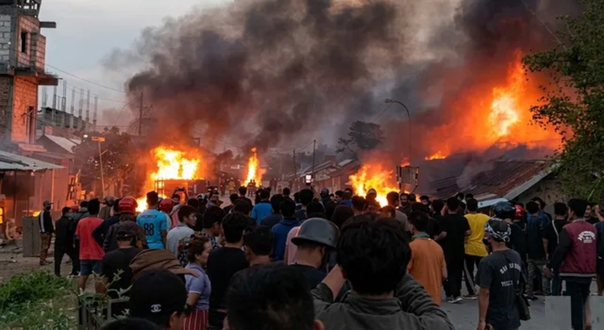 Manipur Violence, Manipur News, Kamjong Violence, Naga Kuki Clash, Naga Kuki Conflict, Manipur Ethnic Violence, India Myanmar Border, Kamjong District, Houses Set on Fire, Manipur Security Forces, Northeast India News, Ethnic Clashes, Manipur Latest News, Naga Community, Kuki Community, Armed Clash, Manipur Tension, Imphal News, India News, Breaking News India