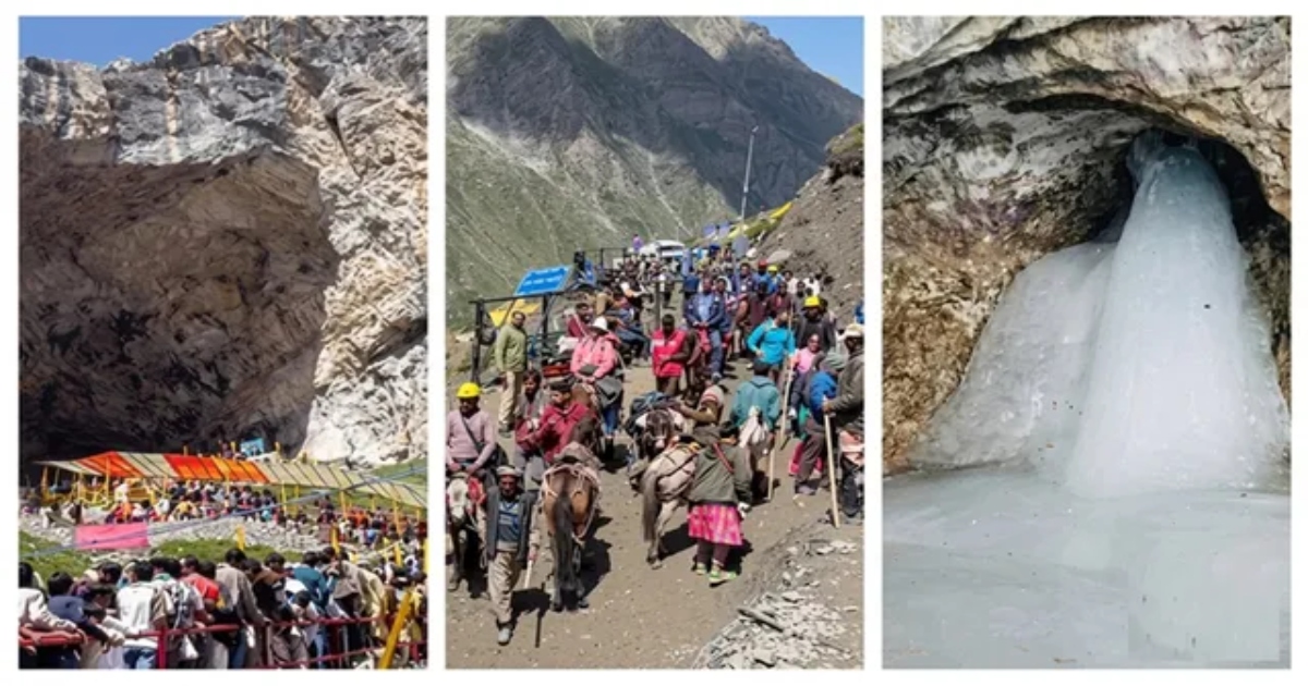**English SEO Keywords (comma-separated):** Amarnath Yatra 2026, Amarnath Yatra, Baba Barfani, Shri Amarnath Yatra, Amarnath Pilgrimage, Manoj Sinha, Jammu News, Kashmir News, Amarnath First Batch, Bhagwati Nagar, Baltal, Pahalgam, Nunwan Camp, Pantha Chowk, Amarnath Registration, Amarnath Pilgrims, Jammu Kashmir, Lord Shiva, Har Har Mahadev, Baba Barfani Darshan, Amarnath Security, Jammu Traffic Advisory, Amarnath Base Camp, India News, Breaking News India