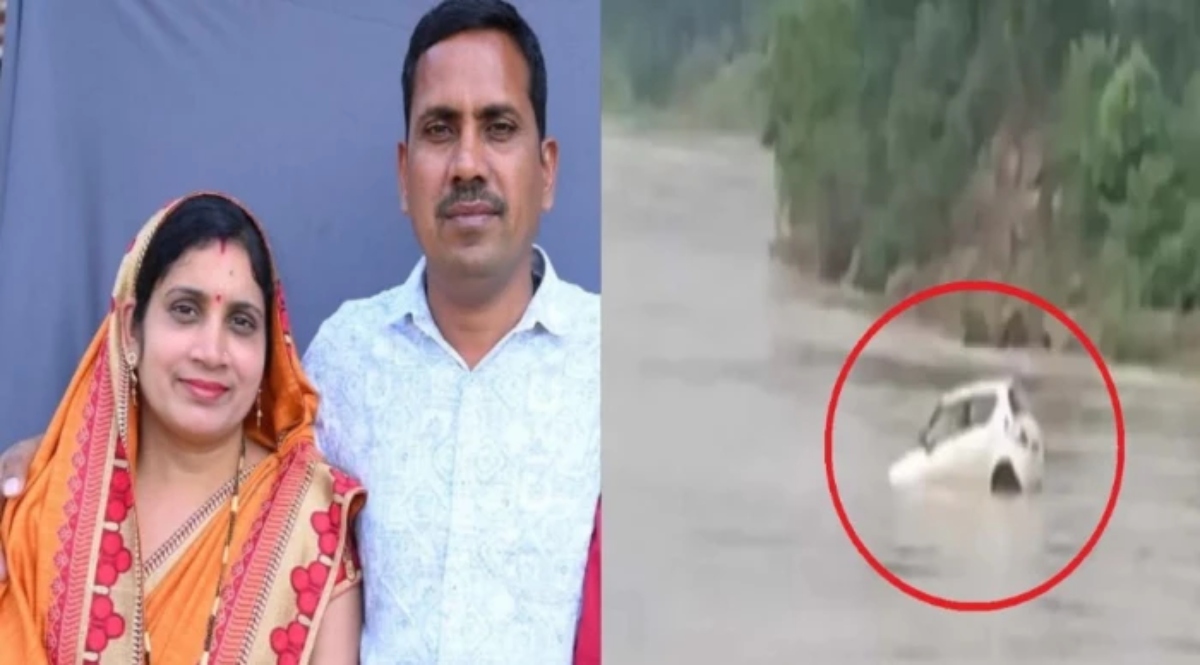 Chhattisgarh News, Raigarh News, Sarangarh Bilaigarh, Baramkela News, Chhattisgarh Rain, Heavy Rainfall, Flood News, Car Swept Away, Couple Missing, Rescue Operation, Ghoghra Nala, Madhopali, Sarangarh Baramkela Road, Raigarh Police, Chhattisgarh Police, Rain Accident, Monsoon News, Flood Rescue, Missing Couple, Weather News, Breaking News, CG News, Chhattisgarh Accident, Latest News, Rescue Team, Heavy Rain Alert