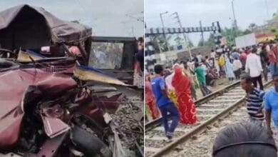 Murshidabad Train Accident, School Van Accident, Passenger Train, West Bengal News, Railway Crossing, Level Crossing Accident, Berhampore, Karnasubarna, Gobindpur Railway Station, Eastern Railway, Train Collision, School Students, Rail Safety, Railway Gate, Railway Gatekeeper, Accident News, India News, Murshidabad Medical College, Police Investigation, Breaking News