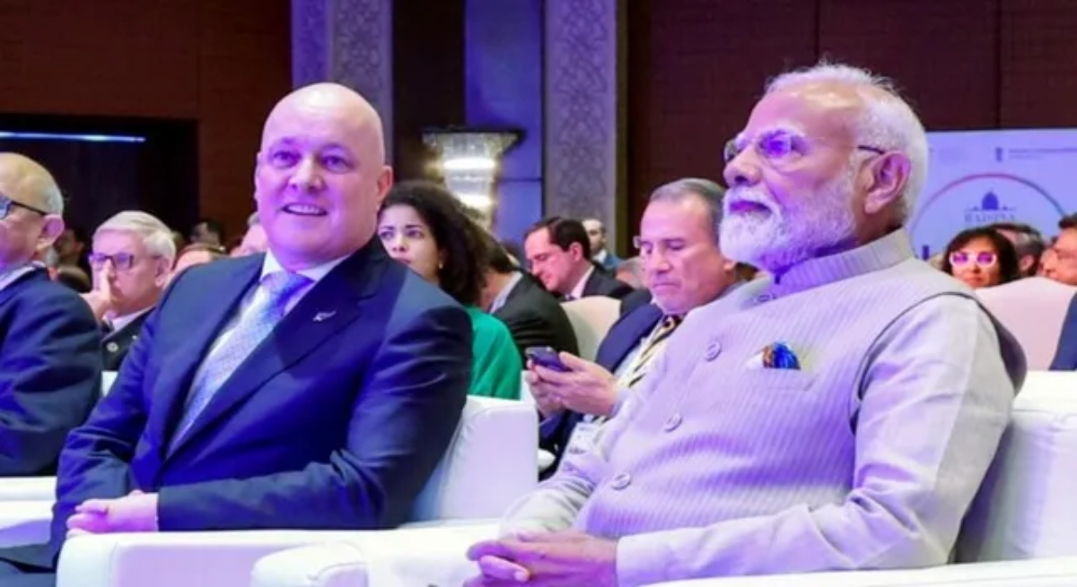 **Keywords (English, comma-separated):** PM Narendra Modi, Narendra Modi New Zealand Visit, India New Zealand Relations, New Zealand PM Christopher Luxon, Christopher Luxon, India New Zealand FTA, Free Trade Agreement, India New Zealand Trade, India New Zealand Partnership, Modi Foreign Visit, India New Zealand Investment, Bilateral Relations, Trade Agreement, Economic Cooperation, India News, New Zealand News, Todd McClay, Foreign Policy, Strategic Partnership, India New Zealand Business, Investment Opportunities, Diplomatic Relations, International News, Modi Visit 2026, India New Zealand Economic Ties, Global Trade, India Diplomacy, New Zealand Economy, Bilateral Trade, PM Modi News