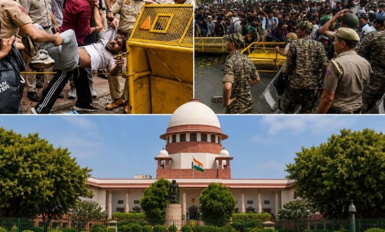 Supreme Court, CJI Surya Kant, Delhi Police, CJP Protest, NEET Controversy, Student Protest, Paper Leak, NTA, Supreme Court Hearing, Delhi High Court, Police Action, NEET Exam, Protesters, Legal Petition, India News