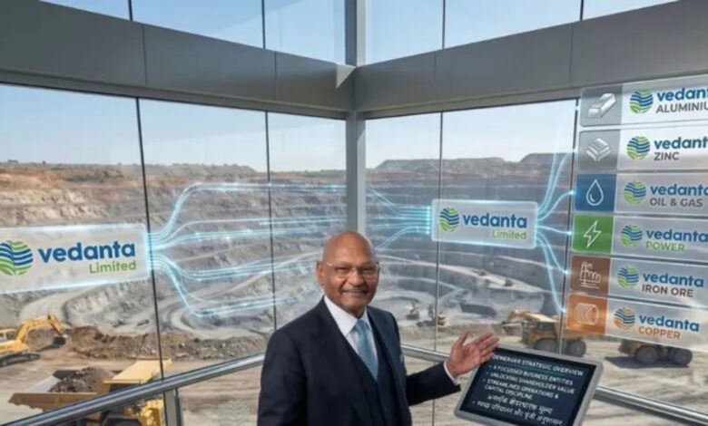 Vedanta, Vedanta Limited, Anil Agarwal, Vedanta Resources, Bond Deal, Encumbrance, Promoter Shares, Stock Market, SEBI, GLAS Agency, Senior Bonds, Twin Star Holdings, Mining Company, Share Pledge, Corporate News, India Business News, Vedanta Shares, Financial Markets, Investment News, Bond Issue