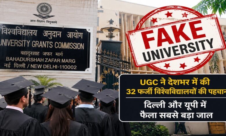 UGC, Fake Universities, University Grants Commission, Fake University List, UGC Fake Universities, Higher Education, Education Ministry, Sukanta Majumdar, UGC Alert, Fake Colleges, Illegal Universities, University Recognition, UGC Guidelines, Students Alert, Education News, India Education, State Sabha, PM SHRI Schools, Skill Education, CBSE, Four Year Undergraduate Program, Central Universities, Academic Session 2025-26, Education Reforms, Delhi Fake Universities, Uttar Pradesh Fake Universities, Government Schools, Higher Education India, Breaking News, India News