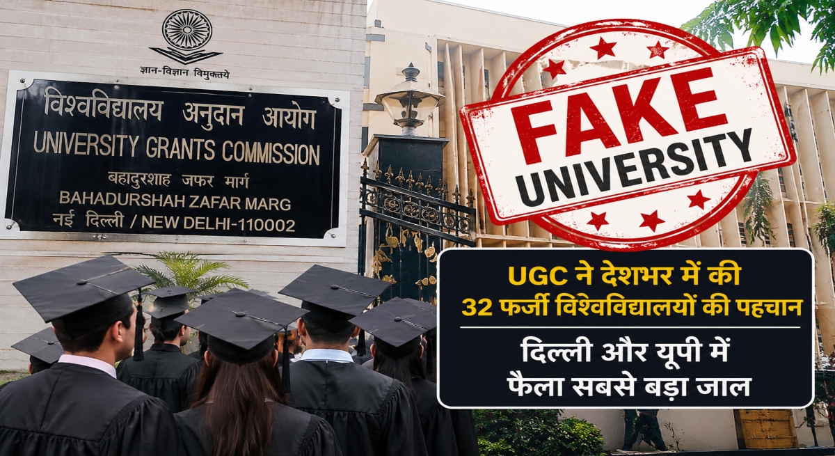 UGC, Fake Universities, University Grants Commission, Fake University List, UGC Fake Universities, Higher Education, Education Ministry, Sukanta Majumdar, UGC Alert, Fake Colleges, Illegal Universities, University Recognition, UGC Guidelines, Students Alert, Education News, India Education, State Sabha, PM SHRI Schools, Skill Education, CBSE, Four Year Undergraduate Program, Central Universities, Academic Session 2025-26, Education Reforms, Delhi Fake Universities, Uttar Pradesh Fake Universities, Government Schools, Higher Education India, Breaking News, India News