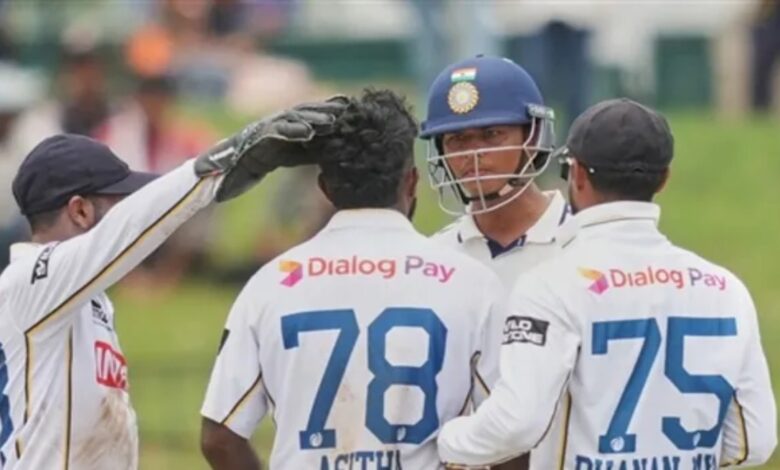 Yashasvi Jaiswal, Ajay Jadeja, Ashita Fernando, India vs Sri Lanka, India Sri Lanka Test Match, Colombo Test, SSC Stadium Colombo, Yashasvi Jaiswal Controversy, Yashasvi Jaiswal Fight, Ashita Fernando vs Yashasvi Jaiswal, Cricket News, Test Cricket, Indian Cricket Team, Sri Lanka Cricket, Ajay Jadeja Statement, Yashasvi Jaiswal 45 Runs, India vs Sri Lanka 2nd Test, Sports News,