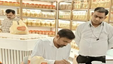 Bilaspur, Raksha Bandhan, Sweet Shops, Food Safety, Food Department, Food Inspection, Food Adulteration, Adulterated Sweets, MauSa Ji Sweets, Raj Jalpan Grih, Bengal Sweets, New Bharat Sweets, Shahi Laddu, Malai Peda, Besan Laddu, Samosa, Hygiene, Food Samples, Food Testing, Food Safety Administration,