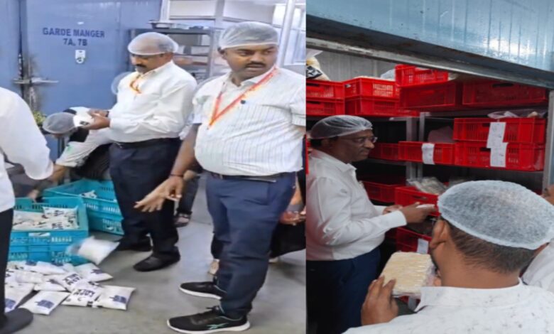 FDA, Karnataka Health Department, Bengaluru, Food Safety, Expired Food, Arogya Soudha, Food Safety Department, FSSAI, Bengaluru News, Health Department, Food Inspection, Food Safety Violation, Canteen Raid, Expired Idli Rava, Coconut Powder, Food Hygiene, Karnataka News