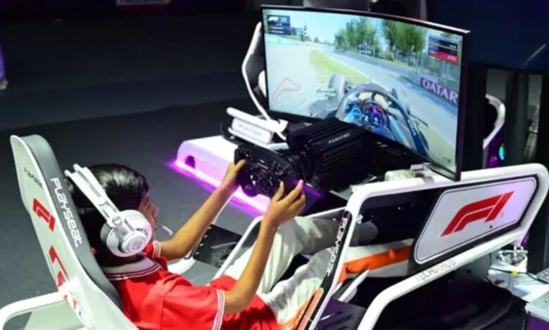 F1 Sim Racing, F1 Sim Racing India Open, Formula 1, Sim Racing, Bihar Sports, Patliputra Sports Complex, Motor Sports, Racing Talent, Racing Championship, India Open, Bihar Youth, Sports Talent Hunt, National Final Mumbai, Senior Category, Junior Category, Racing Competition, Motorsport India, Virtual Racing, Racing Skills, Sports News, Bihar News, Patna News
