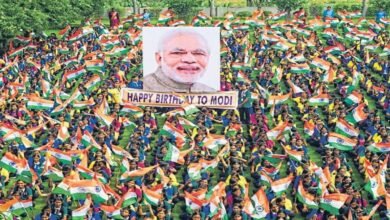 PM Modi Birthday, Narendra Modi Birthday, PM Modi 76th Birthday, Seva Sankalp Abhiyan, Modi Birthday Celebration, PM Modi Birthday 2026, Vadnagar to Varanasi Bike Yatra, Varanasi to Vadnagar Yatra, Amit Shah, BJP, BJP President Nitin Nabin, Ashirwad Ke Diye, PM Modi Birthday Diya, India News, National News, Modi Birthday Events, Service Campaign, Vadnagar, Varanasi, Madhya Pradesh, Chhattisgarh, Haryana, West Bengal,