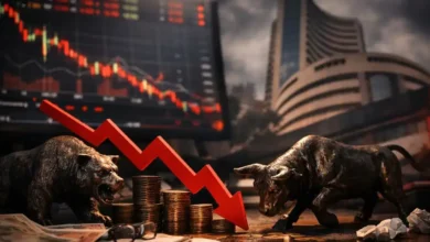 share market down