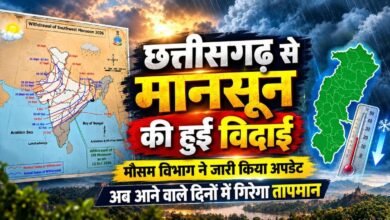 Monsoon withdraws from Chhattisgarh