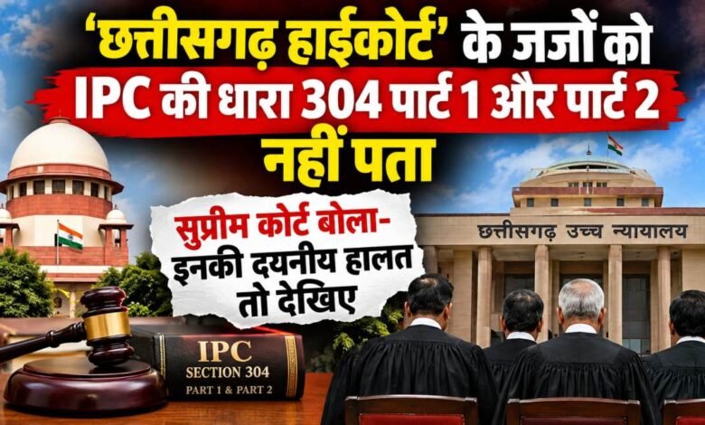 Supreme Court Strong Remarks on Chhattisgarh High Court