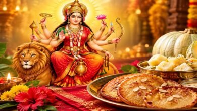 Maa Kushmanda Bhog, Navratri 2026, Fourth Day of Navratri, Maa Kushmanda Puja, Malpua Bhog, Petha Bhog, Navratri Puja Vidhi, Durga Puja, Maa Kushmanda Significance,