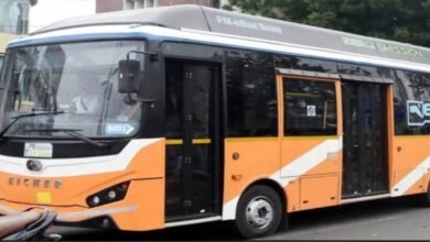 Durg Electric Bus, Bhilai Electric Bus, Chhattisgarh News, Durg Bus Stand, Durg Railway Station, Berla, Saja, Patan, Nava Raipur, Mana Airport, Electric Bus Service, Public Transport,