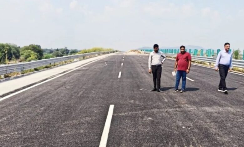 Raipur Visakhapatnam Highway, Bharatmala Project, Chhattisgarh Highway, NHAI, Highway Cracks, Road Construction Quality, National Highway Project, Kanker News, Road Safety, Construction Agency, Quality Testing, Infrastructure Development,