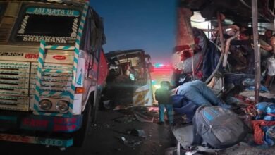 Raipur Bilaspur National Highway Accident, Chhattisgarh Road Accident, Balodabazar Accident, Simga Road Accident, Bus Truck Collision, Bus Accident News, 3 Dead 10 Injured, Chhattisgarh Breaking News, Raipur News, Bilaspur News, Darachura Accident, Royal Travels Bus, Road Safety,