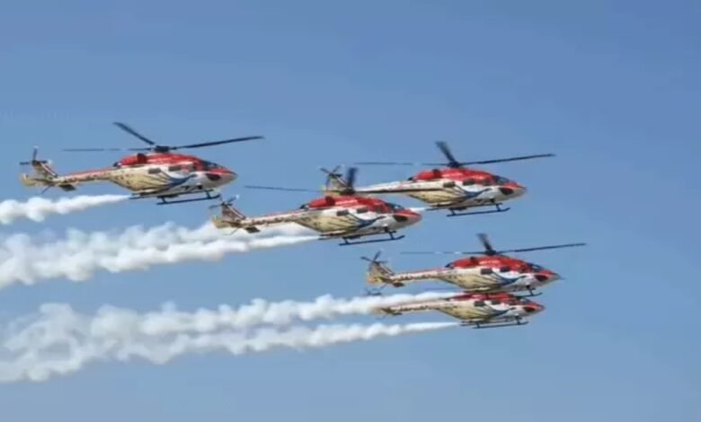 Sarang Helicopter Team, Sarang Air Show 2026, Raipur Air Show, Indian Air Force, Dhruv Helicopter, Raipur News, Chhattisgarh Rajyotsav 2026, Nava Raipur, Sendh Lake, Helicopter Flying Show, Indian Air Force Sarang Team, Sarang Helicopter Stunts, Air Show in Chhattisgarh,